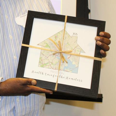 Framed award for the Core Value of passion