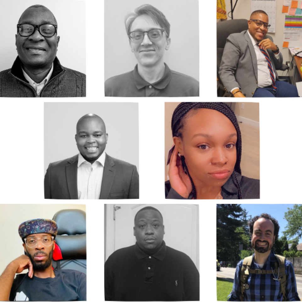 A collage of various people